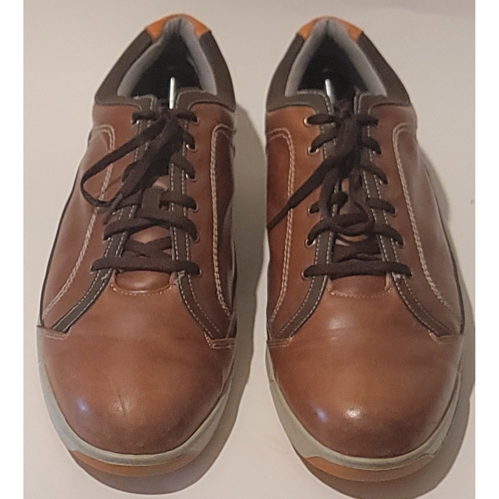 Footjoy Contour Men's Brown Leather Casual Spikeless Golf Shoes Sz 12W